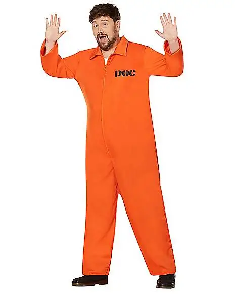 Spirit Halloween Adult Escaped Convict Plus Size Costume - Image 3