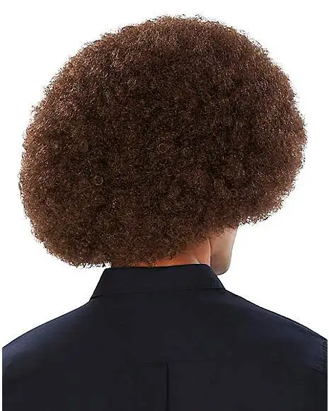 Spirit Halloween Brown Curly Wig - Image 2