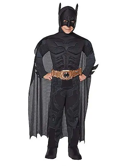Spirit Halloween Kids Muscle Chest Batman Costume - Batman The Dark Knight