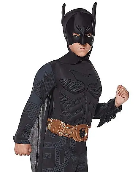 Spirit Halloween Kids Muscle Chest Batman Costume - Batman The Dark Knight - Image 3