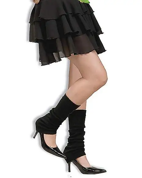 Spirit Halloween Neon Green Leg Warmers - Image 3