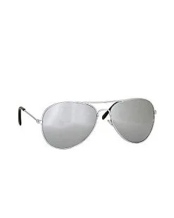 Spirit Halloween Mirrored Aviator Sunglasses