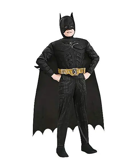 Spirit Halloween Kids Muscle Chest Batman Costume - Batman The Dark Knight - Image 4