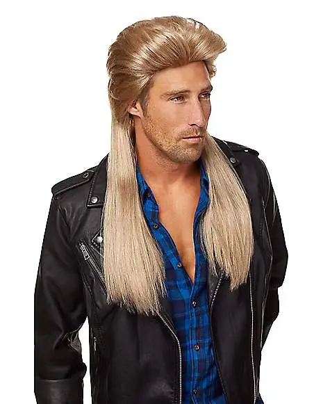 Spirit Halloween 80s Mullet Wig