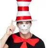 Spirit Halloween Cat In The Hat Top Hat Deluxe - Dr. Seuss