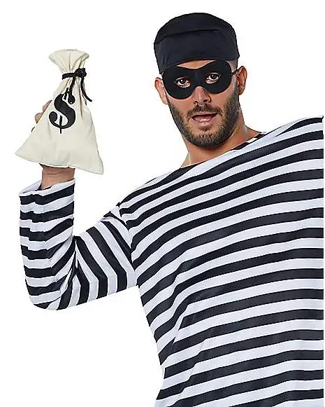 Spirit Halloween Adult Burglar Costume - Image 3
