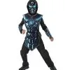 Spirit Halloween Kids Light Up Extreme Robot Ninja Costume