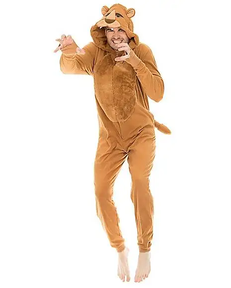 Spirit Halloween Adult Lion Union Suit - Image 3
