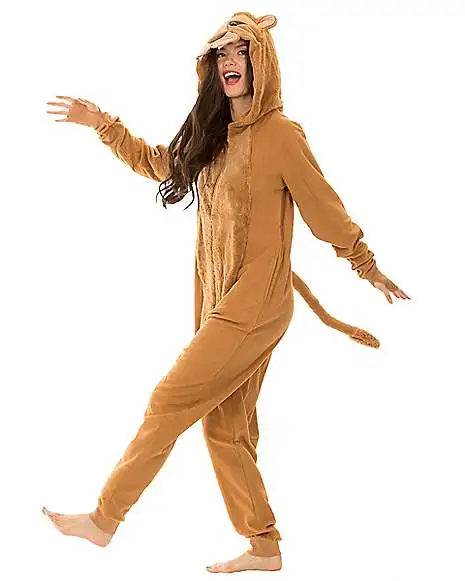 Spirit Halloween Adult Lion Union Suit - Image 4