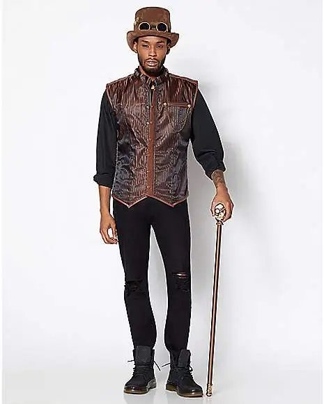 Spirit Halloween Steampunk Vest - Image 6