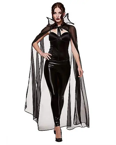 Spirit Halloween Adult Sheer Vampire Cape