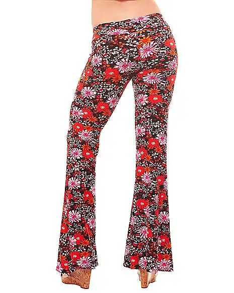 Spirit Halloween Hippie Bell Bottom Leggings - Image 2