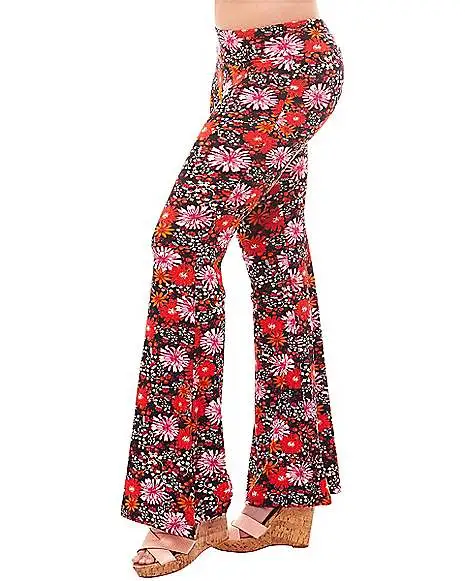 Spirit Halloween Hippie Bell Bottom Leggings - Image 3