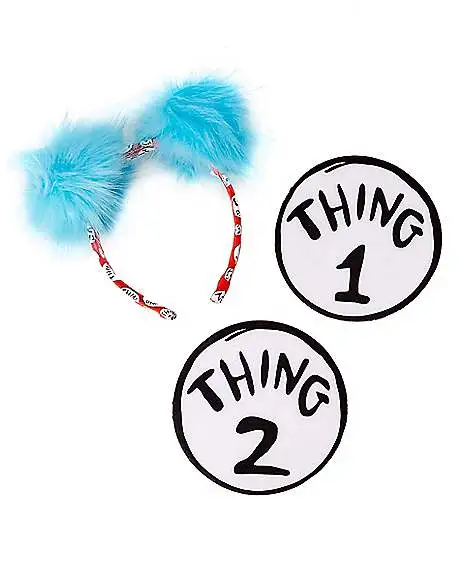 Spirit Halloween Adult Thing Tutu Dress Costume - Dr. Seuss - Image 3