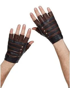 Spirit Halloween Fingerless Steampunk Gloves