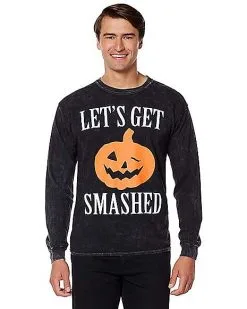 Spirit Halloween Let's Get Smashed Long Sleeve T Shirt