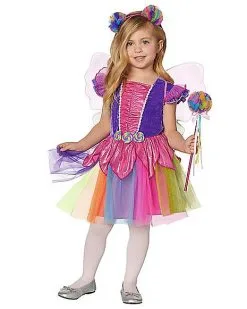 Spirit Halloween Toddler Rainbow Fairy Costume