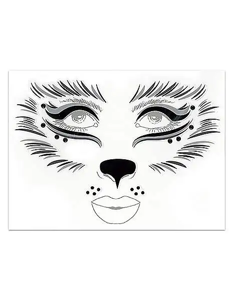 Spirit Halloween Wolf Face Decal