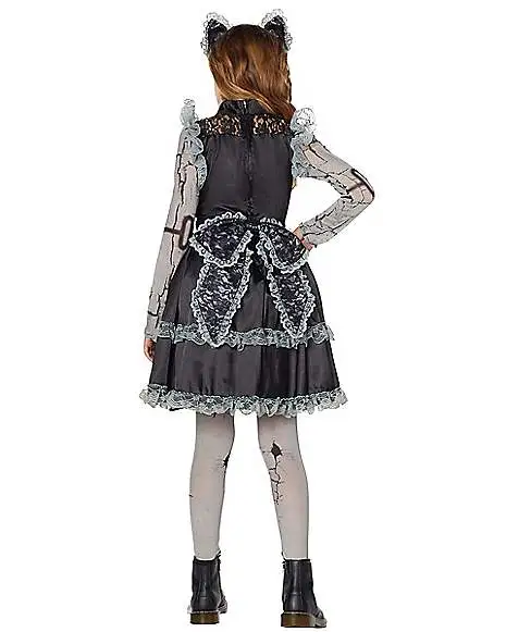 Spirit Halloween Kids Broken Doll Costume - The Signature Collection - Image 2