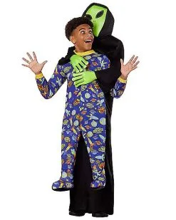 Spirit Halloween Kids Alien Abduction Costume