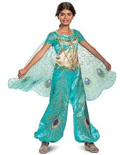 Spirit Halloween Kids Jasmine Costume - Aladdin Live Action