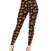 Spirit Halloween Plus Size Pumpkin Leggings