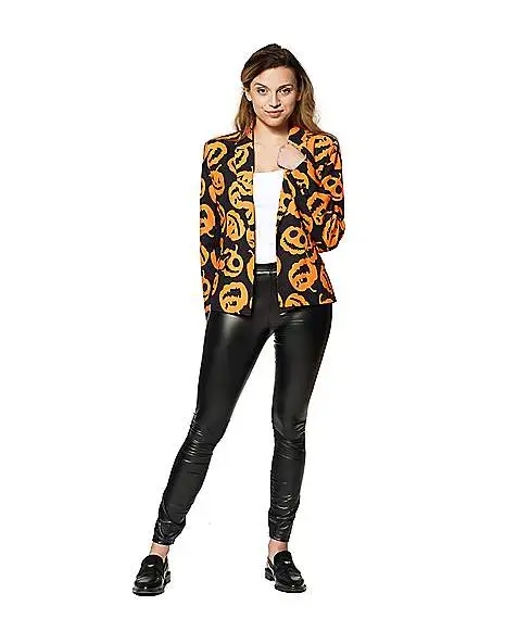 Spirit Halloween Adult Women's Pumpkin Jacket