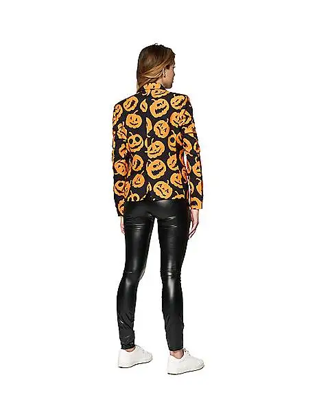 Spirit Halloween Adult Women's Pumpkin Jacket - Image 3