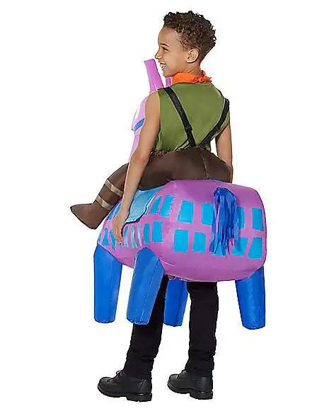 Spirit Halloween Boys Giddy Up Inflatable Costume - Fortnite - Image 2