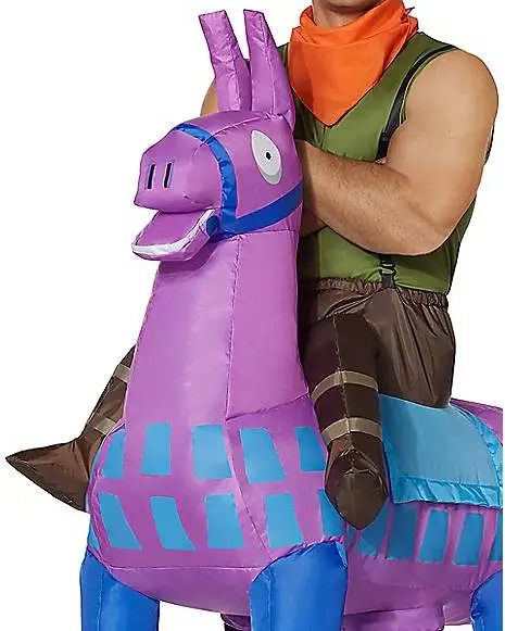 Spirit Halloween Adult Giddy Up Inflatable Costume - Fortnite - Image 2