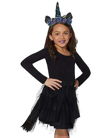 Spirit Halloween Kids Faux Fur Light-Up Unicorn Costume Kit - Image 3
