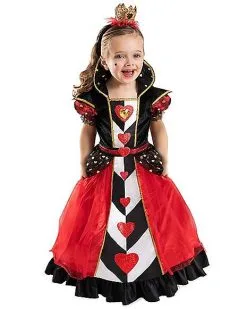 Spirit Halloween Toddler Queen Of Hearts Costume