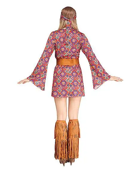 Spirit Halloween Adult Free Spirit Hippie Costume - Image 2