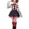 Spirit Halloween Kids Sinister Clown Costume