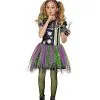 Spirit Halloween Kids Glow In The Dark Neon Clown Costume