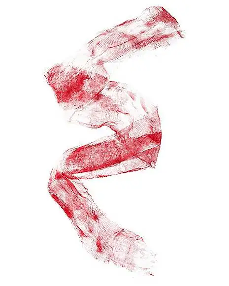 Spirit Halloween Bloody Horror Gauze - Image 2
