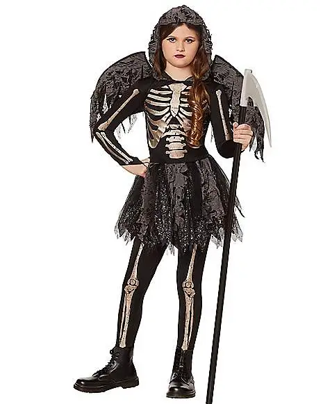 Spirit Halloween Kids Midnight Reaper Costume
