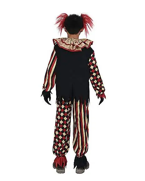 Spirit Halloween Kids Cursed Clown Costume - Image 4