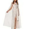 Spirit Halloween Adult White Lace Cape
