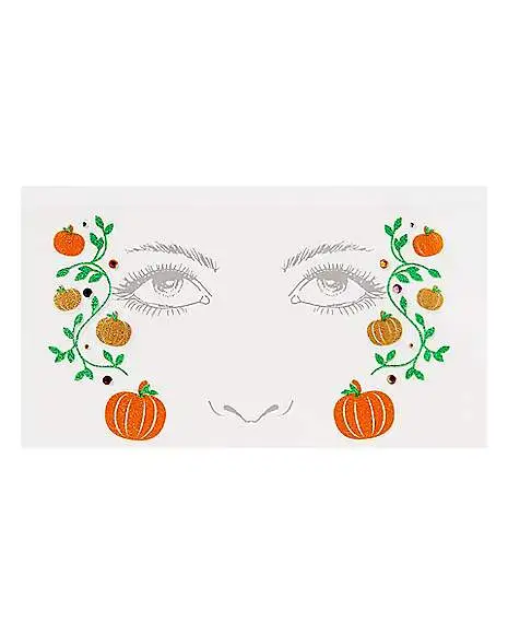 Spirit Halloween Pumpkin Face Decal