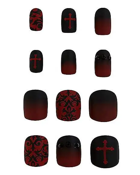 Spirit Halloween Kids Twilight Press On Vampire Nails - Image 2
