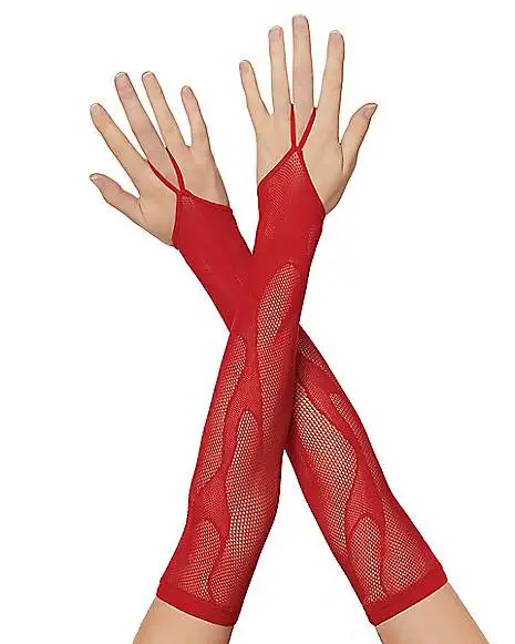 Spirit Halloween Devil Flame Gloves