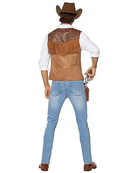 Spirit Halloween Adult Western Cowboy Plus Size Costume Kit - Image 2