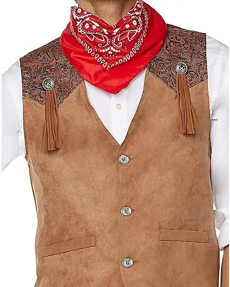 Spirit Halloween Adult Western Cowboy Plus Size Costume Kit - Image 4