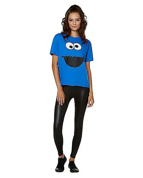 Spirit Halloween Adult Cookie Monster T Shirt - Sesame Street - Image 4