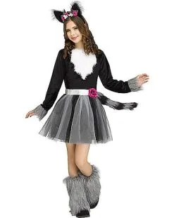 Spirit Halloween Kids Raccoon Dress Costume
