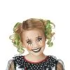 Spirit Halloween Green Curly Clips Hair Extensions
