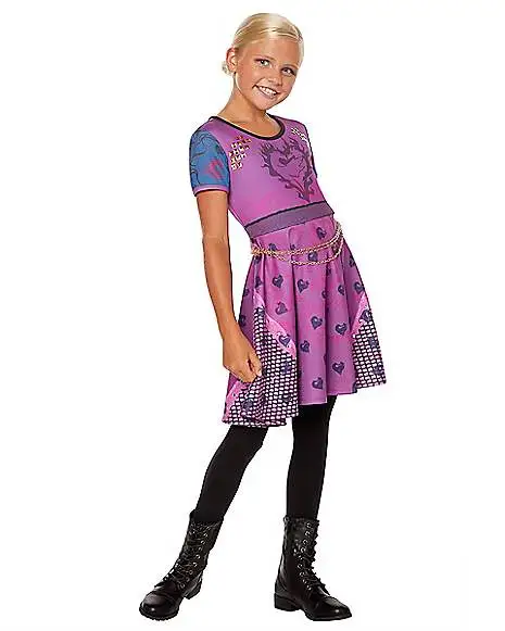 Spirit Halloween Kids Mal Dress - Descendants 3 - Image 3