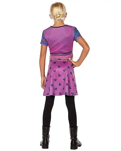 Spirit Halloween Kids Mal Dress - Descendants 3 - Image 4