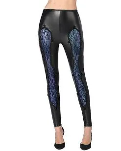 Spirit Halloween Skeleton Royalty Leggings